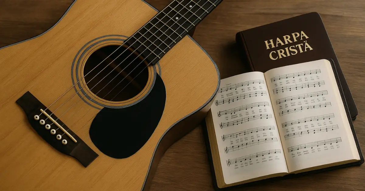Aprenda tocar na guitarra hinos da Harpa Cristã