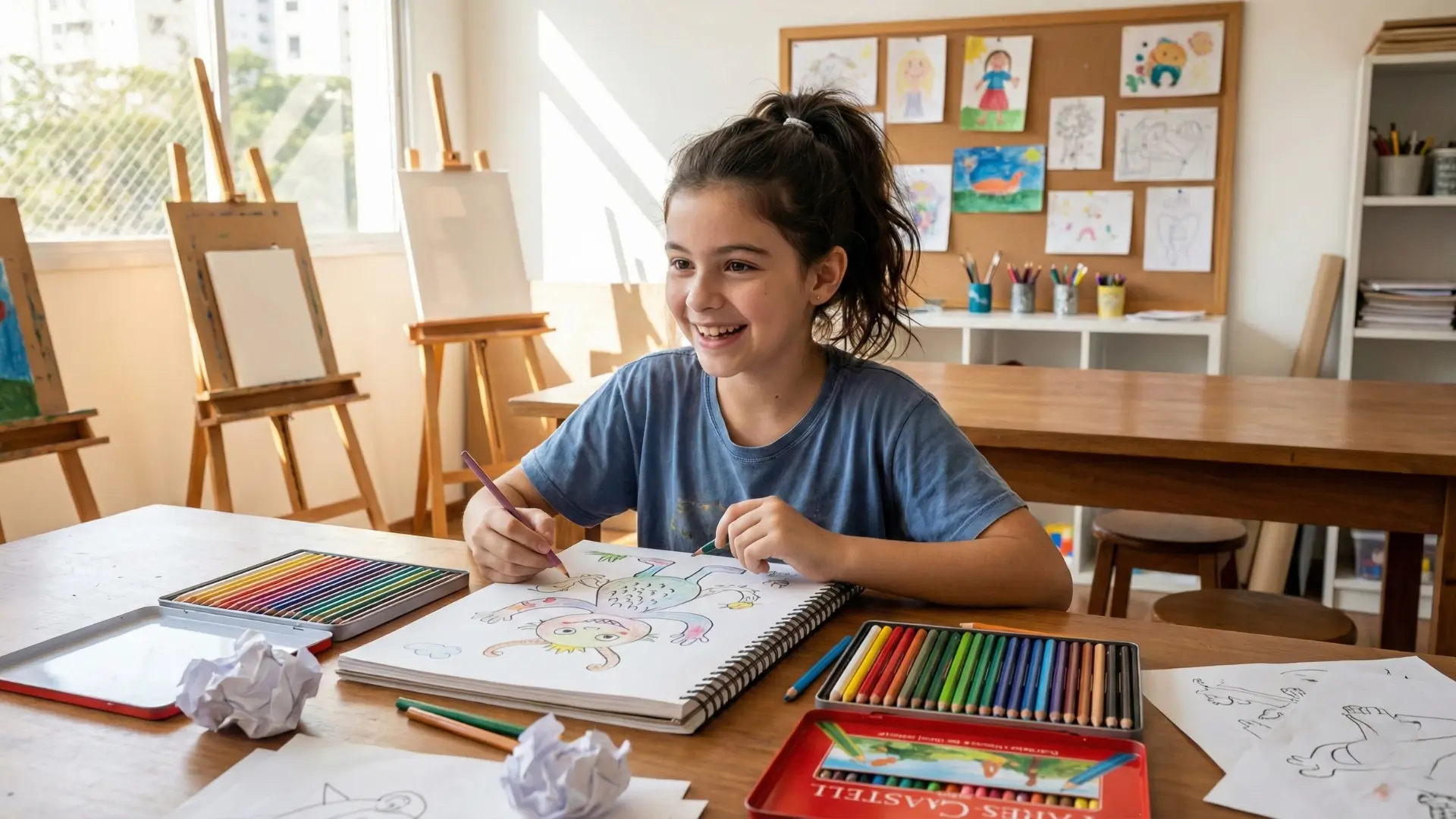 habilidades que se refletem positivamente em disciplinas como matemática, ciências e redação.