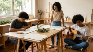 Natal: como a arte inspira jovens através da música, do desenho e da pintura