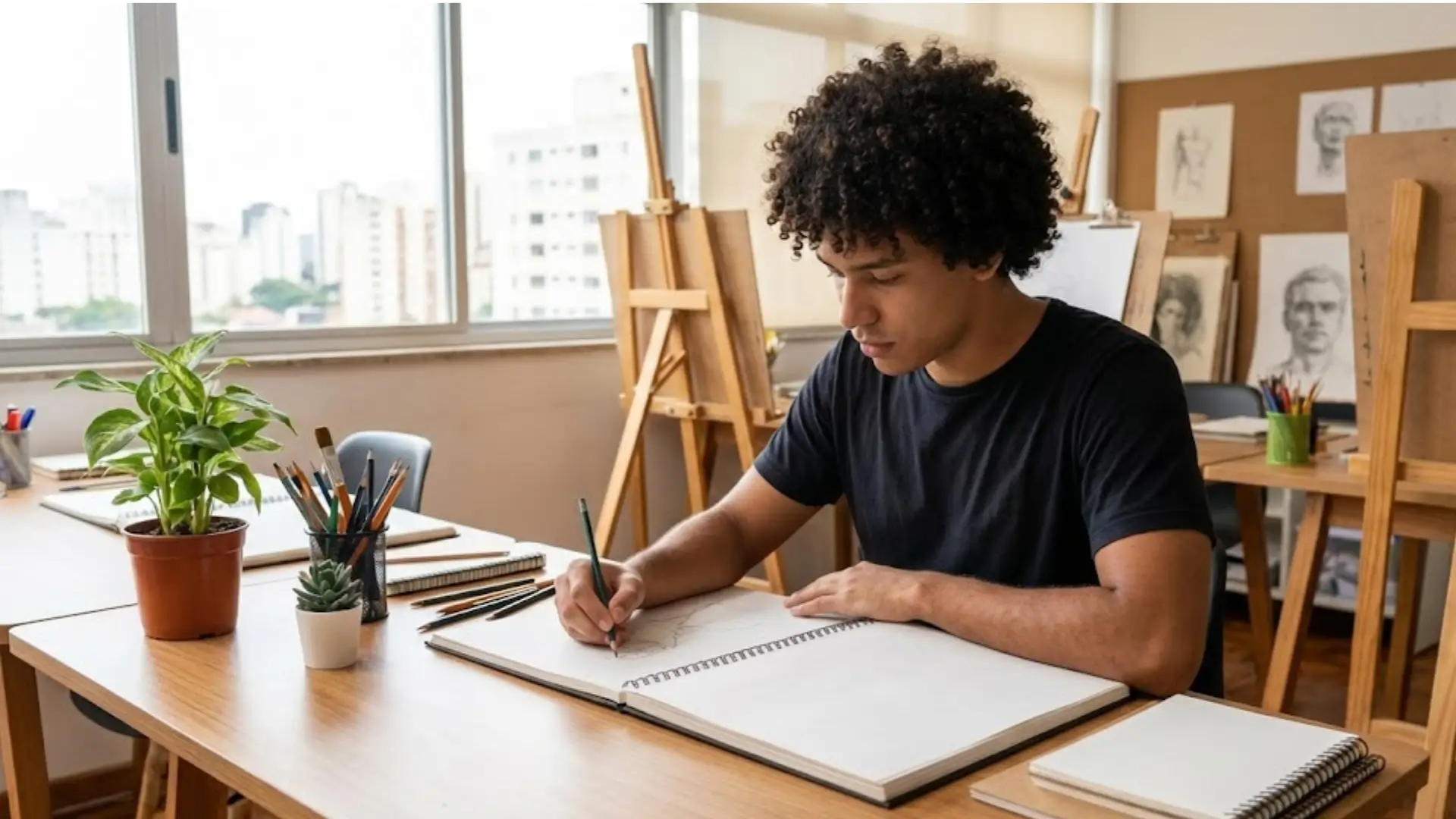 Desenho e pintura como formas de expressão