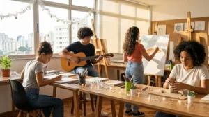 Ano Novo: por que começar com aulas de música, desenho e pintura em Guarulhos