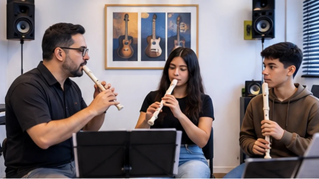 aula de flauta doce em Guarulhos